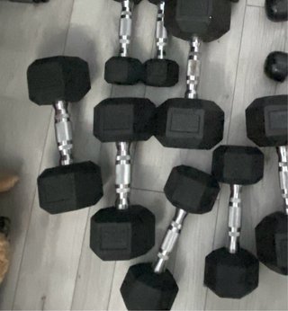 Set de 8 Mancuernas Hexagonales