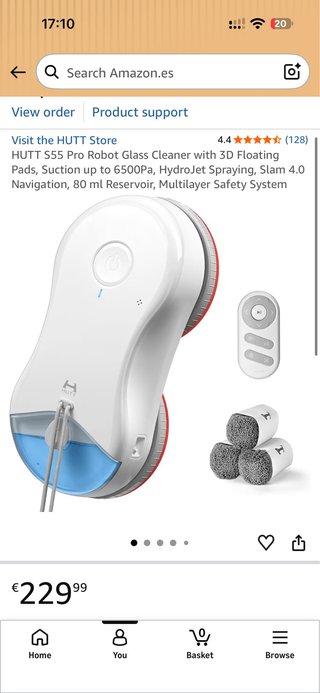 Robot Limpiacristales HUTT S55 Pro