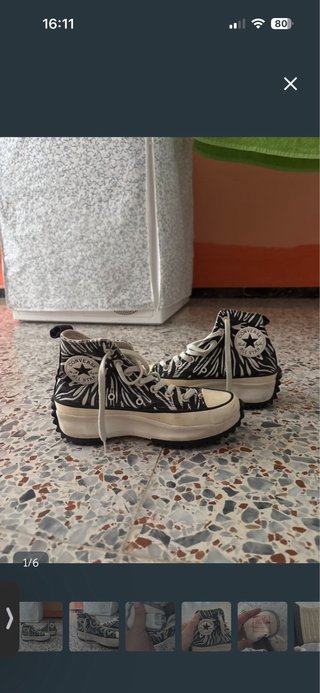 Converse Run Star Hike Caña Alta Plataforma