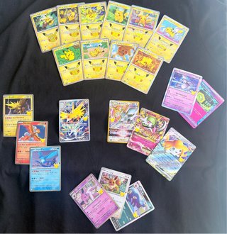 Lote pokemon 30 aniversario pro