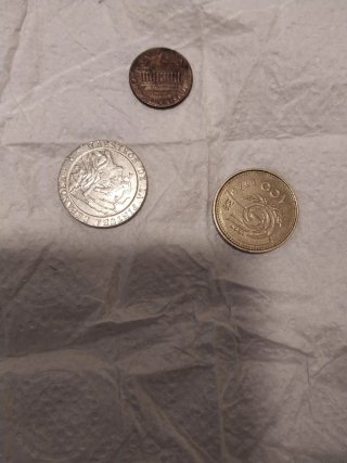 Lote de 3 Monedas Antiguas