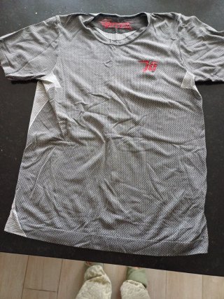 Camiseta Hoko Manga Corta Gris Talla S (= M)