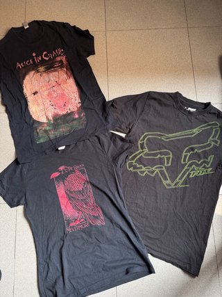 Lote de 3 Camisetas Retro Talla S