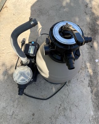 Depuradora de arena para piscina con bomba