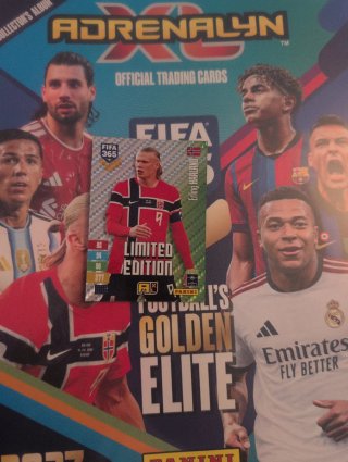 Carta Panini FIFA 365 Erling Haaland Limited