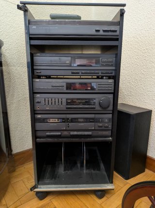 Equipo de música JVC modular años 90