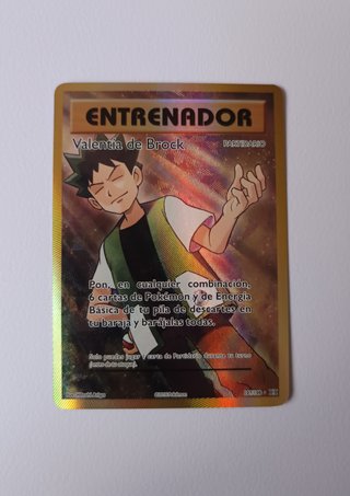 Carta Pokémon Valentía de Brock XY Evolutions