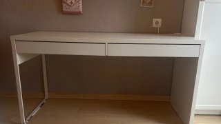 Escritorio IKEA Blanco con 2 Cajones