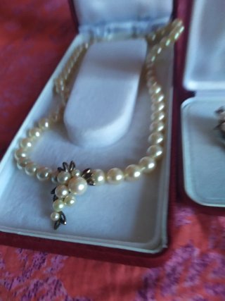 Conjunto Collar y Pendientes Majorica