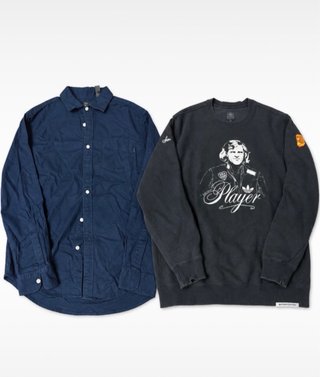 Lote Sudadera Adidas y Camisa Dockers Talla L