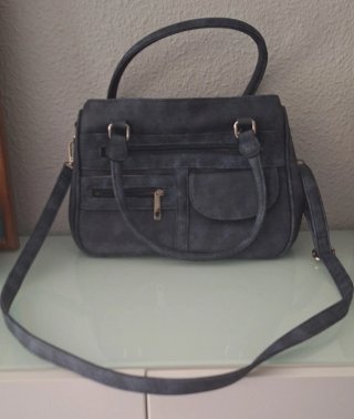 Bolso bandolera y de mano color tejano