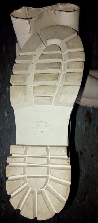 Botas Beige Zara Talla 40