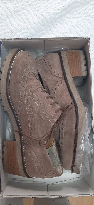 Zapatos de ante estilo Oxford