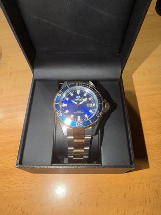 Reloj Marea Hombre Dorado y Plateado