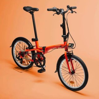 Bicicleta Plegable Btwin Tilt 500 Naranja