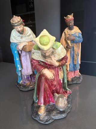 Figuras Reyes Magos de Belén 33 cm