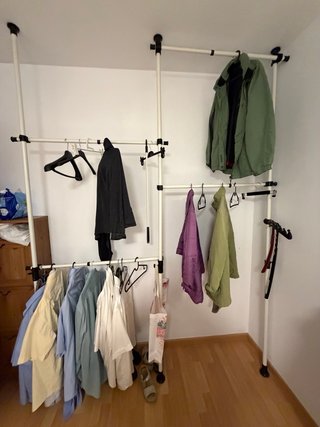 Armario Vestidor Tubular Blanco