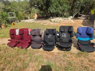 6 sillas de coche para niños grupo 1,2 y 3
