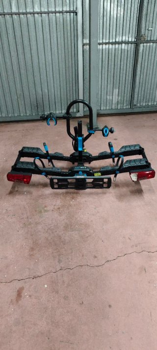 Portabicicletas E-Bike para Gancho de Remolque