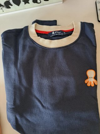Sudadera El Pulpo Azul Talla S