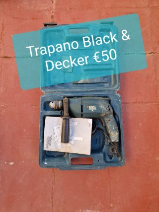 Trapano Black & Decker con valigetta