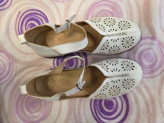 Sandalias 48+ hours de Piel Blancas