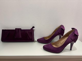 Zapatos de Boda Talla 39 y Bolso a Juego