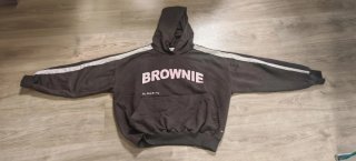 Sudadera con capucha Brownie marrón