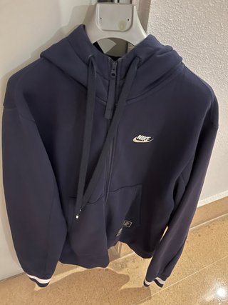 Sudadera Nike Azul con Cremallera