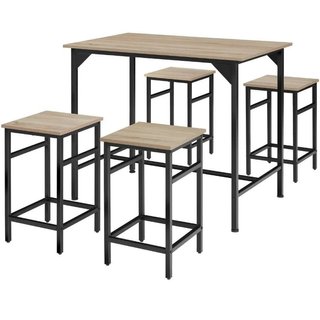 Conjunto mesa de bar Edimburgo 4 + 1 · metal · Tav