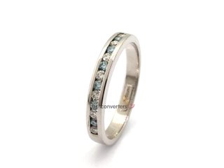 anillo oro 18k con piedra con diamante