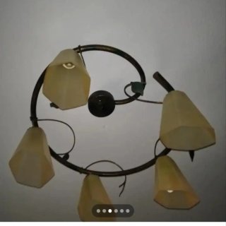 Lámpara de techo con 5 focos