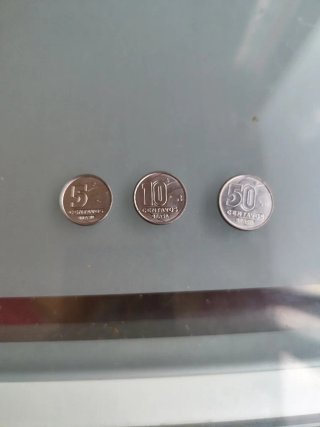 Set de 3 Monedas de Brasil