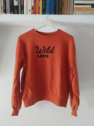 Sudadera Naranja Wild Love