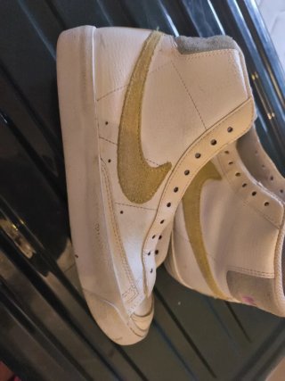 Zapatillas Nike Blazer Blancas y Verdes
