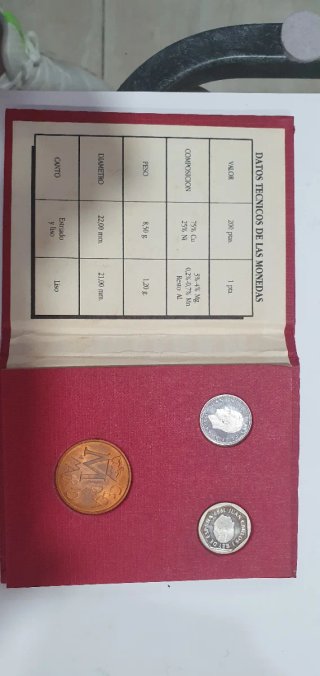 Set de 2 Monedas Conmemorativas