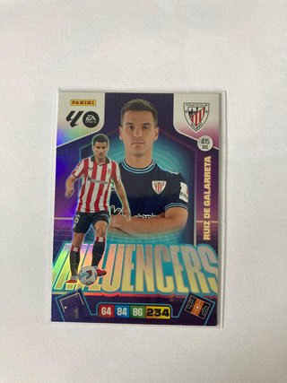 Lote 4 Cromos Panini Influencers BIS 25/26