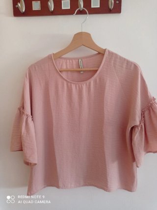 Blusa Rosa Stradivarius