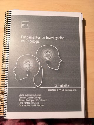Fundamentos de Investigación UNED