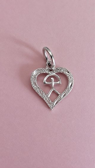 Colgante de Plata Corazón Índalo