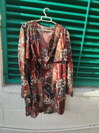 Gabardina Adolfo Dominguez Estampada