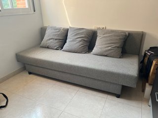 Sofá cama gris