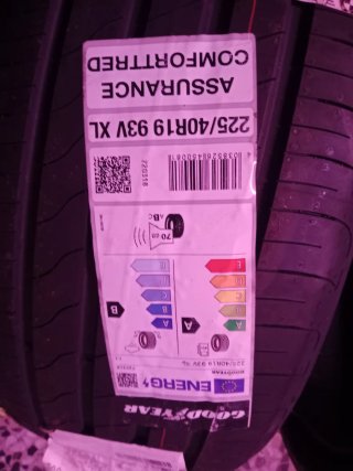 2 Neumáticos Goodyear 225/40 R19 93V XL