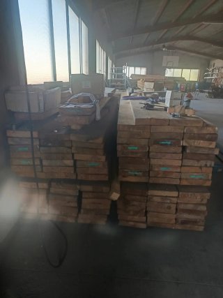Lote de listones de madera