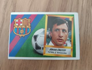 Cromo Johan Cruyff FC Barcelona Liga este 88-89