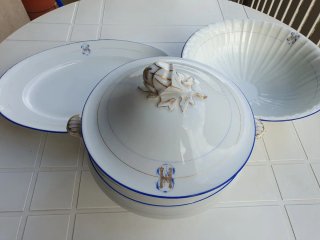 Sopera porcelana FLORENSA Hnos. Principios S.XX