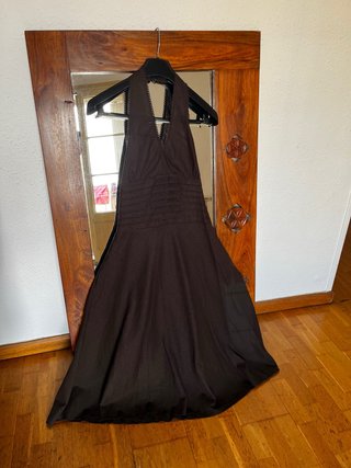 Vestido largo negro