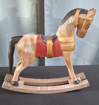 Caballito Balancín de Madera