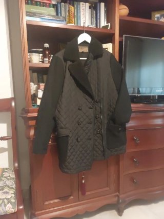 Chaquetón acolchado negro