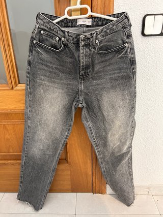 Vaqueros Mango Gris Talla S